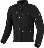 Merlin Harriet Ladies Motorcycle Wax Jacket, black, Size M for Women