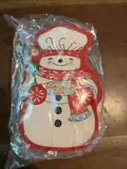 TEMPTATIONS By TARA SEASONAL WINTER WHIMSY "Snowman”CANDY DISH & LID