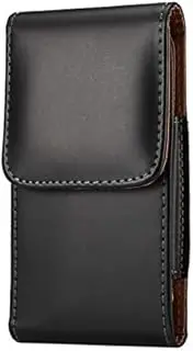 Phone Pouch 6.2-6.5inch Generic Leather Belt Clip Case Compatible with iPhone 11 Pro Max XS Max,Vertical Belt Clip Holster Pouch Compatible with Samsung Galaxy S23FE,S21 FE,S23,S22, S22+ 5G Pouch Case