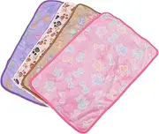 Totority 4pcs Soft Fleece Pet Blanket Reversible Warm for Dogs Cats for Home Car Outdoor Use All Season Comfort Versatile Nap Blanket for Kittens and Puppies
