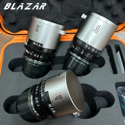 BLAZAR REMUS 1.5x 45mm 65mm T2.0 100mm T2.8 Full Frame MF Lens Canon EF/PL Mount