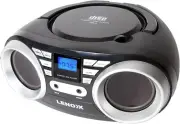 Portable Sport Stereo CD Player FM Radio Aux Line-in Headphone Jack Compact Easi