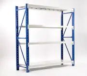 2M(L) x 0.6M(D) x 2M(H)Garage Storage Warehouse Shelving Racking Metal W1