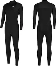OCTO Men's 3/2mm Chest Zip - Yamamoto Japanese Neoprene - Full Body Wetsuit - Lightweight Durable Warm Stretchy Front Zip Wetsuit