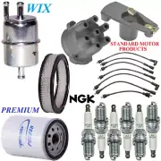 Tune Up Kit Filters Cap Wire Plugs For JEEP GRAND WAGONEER L6 4.2L 1984-1986