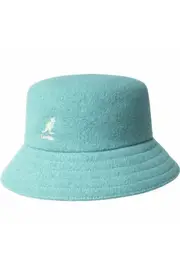 Kangol Mens Lahinch Bucket Hat Warm Winter Outdoor Cap - Blue Tint - XL