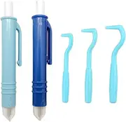 EYVRPAU Set of 3 tick hooks and set of 2 tick tweezers tick tweezers simple and safe tick remover for ticks of any size for dogs cats people for children and pets