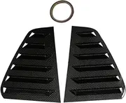Compatible For Volkswagen Golf 7 MK7 7.5 GTI GTD R R-Line 2013-2020 Rear Side Window Louvers Air Vent Scoop Shades Sticker Car Accessories(Carbon Look)