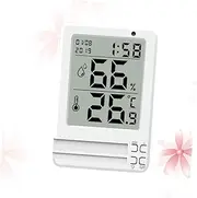 Digital Indoor Thermometer Hygrometer Home Display Battery for Office Bedroom Living Room