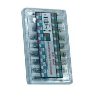 54Pcs 9 Sizes Chronograph Button Drive In Watch Pusher Flat Head Push Type Crown