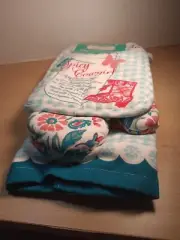 Pioneer Woman Spicy Cowgirl Kitchen Set Oven Mitt Potholder & Towel 3 Piece Set