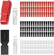 Biafiog 60 PCS 15A/30A/45 Amp Power Connectors Assortment Kit, Anen Power Pole Connectors,Quick Disconnect Terminals Connectors