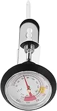 Stainless Steel Frothing Thermometer with Clip Accurate Temperature Probe for Coffee Milk Kitchen Use for Brewing Frothing Durable User Friendly Design