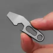 EDC Mini Titanium Alloy Keychain Multi Tools Pry Bar Crowbar Opener Cutter