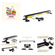 38.5" 78 LED Strobe Light Bar Double Side Flashing High Intensity Emergency W...