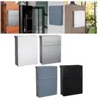 Wall Mount Mailbox Mail Box Locking Security Mailbox Post Letter Metal Postbox