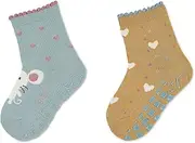 Sterntaler Mädchen Abs-söckchen Dp Maus+Herzen Hausschuh-Socken