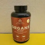 Ancient Nutrition Organs Blend 180 Capsules W/ Grass Fed Liver Heart Kidney