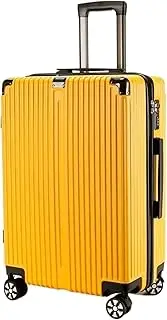 [HSHTTKL] Cabin Luggage Zipper Suitcase Highly Durable Carry On Luggage Combination Lock Suitcase Sturdy Travel Suitcase Check-in Luggage Travel Carry-Ons