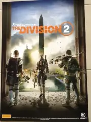 TOM CLANCYs THE DIVISION 2 OFFICIAL POSTER,VIDEO GAMES ,huge 840x600 BARGAIN