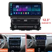 12.3" For 2013-18 Nissan Altima Radio GPS Stereo Wireless CarPlay & Android Auto