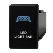 Hulk 4X4 Switch Push Button On/Off 12V LED Light Bar to suit Isuzu D-Max, Mux, Bt-50 2020 On - HU1365BW-02