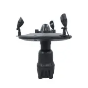 Aerating Pond Fountain, 1/2 HP, 5,000 GPH, Color LED Lights, 100' Cord