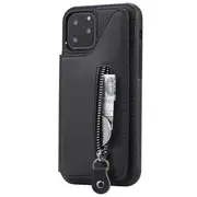 For Iphone 11 Pro Solid Double Buckle Zipper Shockproof Protective Case