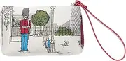 [Signare] Victorian Peter Rabbit Tapestry Wristlet, Decorative London Scene Design, Red Strap (Victorian Peter Rabbit, WRIS-BP-VICTORIAN), Victorian Peter