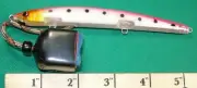 #9998 1- FISHING LURE pool cue chalk holder for HEX, ROUND OR SQUARE CHALK