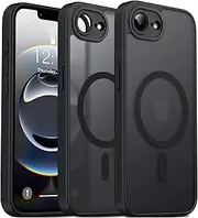 RUNGOS for iPhone SE Case 3/2 (2022/2020), iPhone 8/7 Case MagSafe [Strong Magnetic] [Translucent Matte] [10Ft Drop Protection] Slim Hard Back Shockproof for iPhone SE 2020/2022 Case, iPhone 8/7