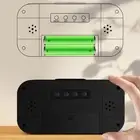 Stylish Digital Clock with Large Screen Display and Temperature Monitor