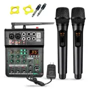 5Core Audio Mixer Sound Board 4 Channel PA DJ Stereo Receiver w Bluetooth USB DJ