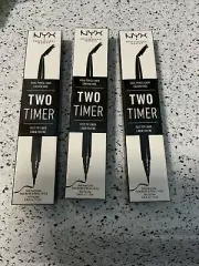 NYX Two Timer Kohl Pencil Liner, TT01 Jet Black!