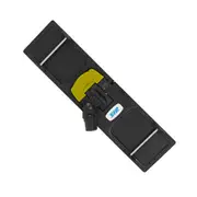 SYR Foldable/Folding Snapper Floor Flat Mop 41cm Head Cleaner/Cleaning Yellow