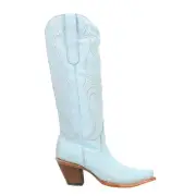 Corral Boots Tall Embroidered Snip Toe Cowboy Womens Blue Casual Boots Z5254