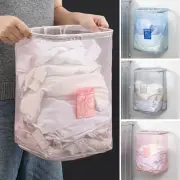 Laundry Basket Bin Storage Washing Bag Mesh Collapsible Foldable Hamper
