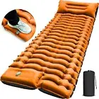 Self Inflating Mattress Camping Sleeping Mat Air Bed Pad Single Pillow 200x70cm