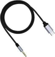 USB C to AUX- aux to USB c Adapter, Type C to 3.5mm Headphone Car Stereo Cord | Car Auxiliary Cable | Car Audio Cable, Aux Cord for Headphones, Car, Home Stereos, Speaker