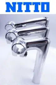 Nitto Technomic NTC225 Silver 22.2mm Long Quill Stem 25.4mm Clamp Pick Your Size