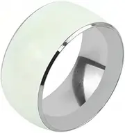 ZJPOJPH BDSM stainless steel glans ring cock ring bondage sex toy for men(30mm)