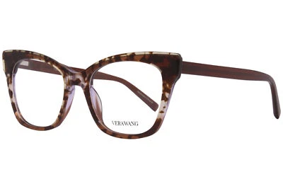 Vera Wang V558 AY Eyeglasses Women's Amethyst Tortoise Optical Frame 51mm