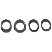 Essential Black Plastic Spacer Washer for Cycling Steerer Tubes 4 Pieces