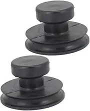 Yardwe 2pcs Portable Suction Handles for Sound Bowl Ergonomic Rubber Lifting Tool Secure Grip for Yoga Travel Essential Accessory for Singing Bowl Practice