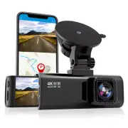 REDTIGER 4K Front Dash Cam WiFi GPS Single Dash Camera For Cars Parking Mode