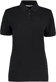 [KUSTOM KIT] Womens/Ladies Klassic Pique Polo Shirt (UK Size: 12 UK) (Black)