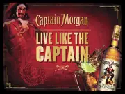 Captain Morgan, retro vintage style metal sign/plaque Bar/ Pub