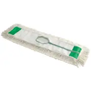Back of House Floor Care DM 24 Dust Mop Head Refill for Cotton White 24x5 Inch