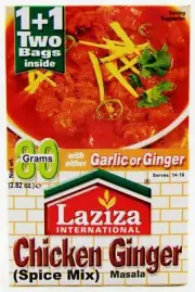 Laziza Chicken Ginger Masala 80 -Gram Boxes (Pack of 6)
