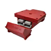 Trailer Vision 175a Anderson Plug Mounting Kit (RED) Assembly with LED Power Indicator